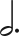 Dotted Half Note